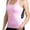 New Pink, variant on ToBeInStyle Women's Racerback Elastic Form Fitting Tank Top - Mustard - One Size