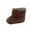 Brown, variant on DMDUOU Little Girls Heeled Boots Fashion Big Kids Winter Flat Keep Warm Snow Boots Comfortable Shoes Kids Holly Boots Brown 27