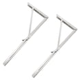 thumbnail image 3 of PENIKOKO 2Pcs Shelf Brackets for Wall for Indoor Use Easy to Install Multipurpose Application Silver, 3 of 7