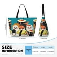 thumbnail image 4 of Fotbe I Love Sushi Bolsa de Viaje para Playa - Resistente al Agua, Bolsa Tote de Gran Capacidad y Ligera con 7 Bolsillos para Mujeres y Hombres, 4 of 7
