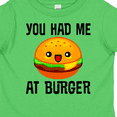 thumbnail image 4 of Inktastic You Had Me at Burger Boys or Girls Toddler T-Shirt, 4 of 5