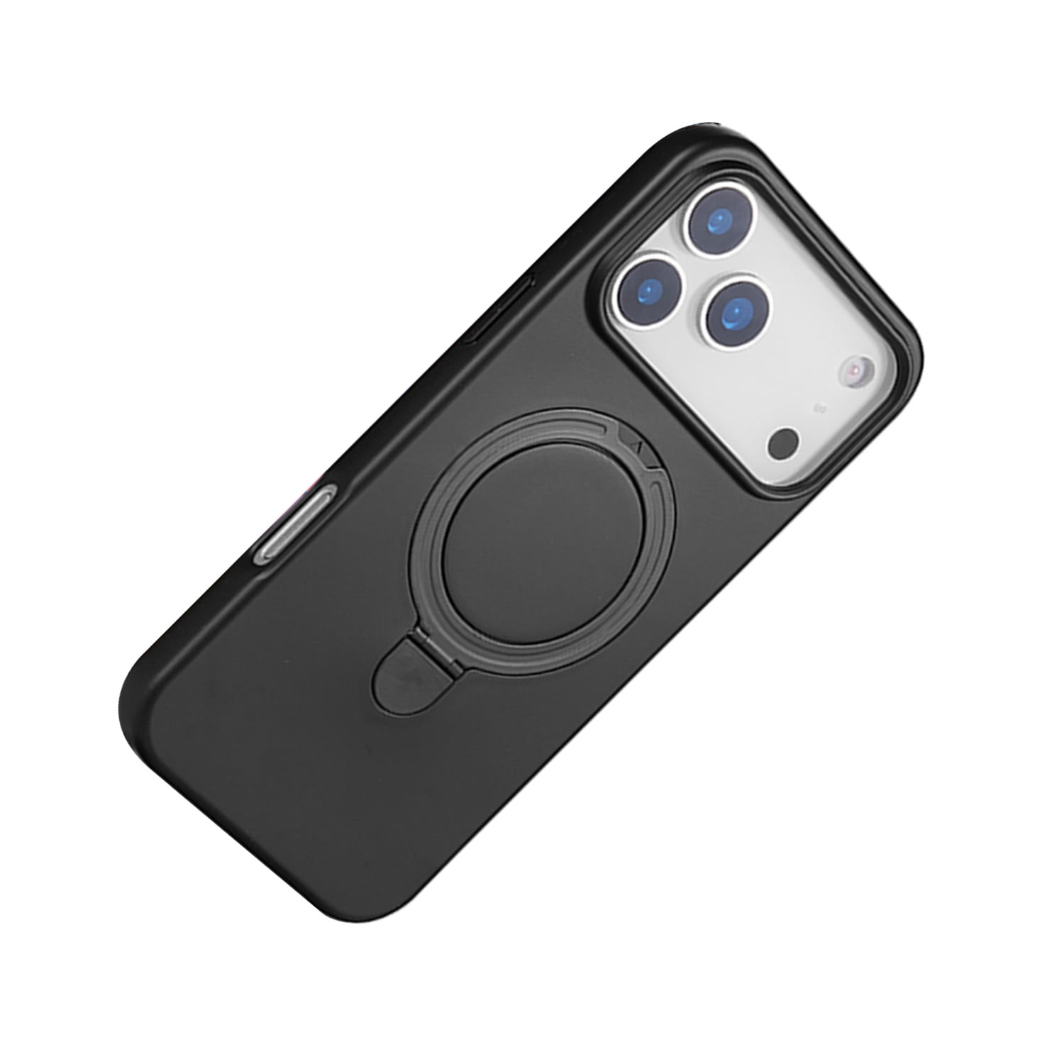 Flexible Silicone Stand Case with Magsafe for iPhone 17 Pro - Black