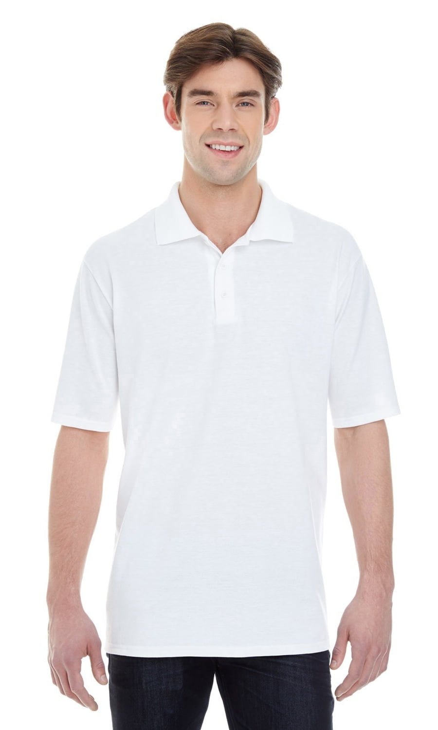 Hanes - The Hanes Mens X-Temp PiquÃƒÂ© Short Sleeve Polo Shirt with ...