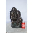 thumbnail image 3 of Nifao King Kong Bronze Statue – Home Decor Sculpture, 10"L x 10"W x 15"H, 3 of 9