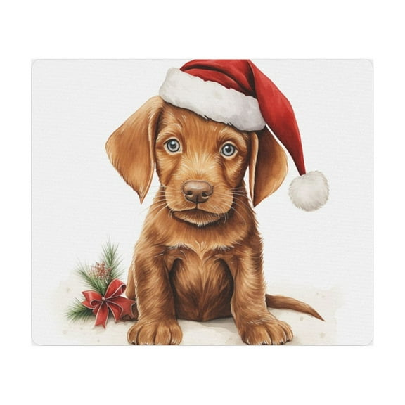 DistinctInk Mouse Pad - 1/4" Foam Rubber - Wirehaired Vizsla Puppy Drawing