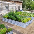 thumbnail image 5 of FOYUEE Galvanized Steel Metal Raised Garden Beds for Vegetables, Gray, 5 of 5