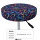 thumbnail image 4 of Disketp Multicolor Bowling Funda Redonda para Taburete, Funda de Cojín para Silla de Bar Suave y Elástica-14 inch, 4 of 7