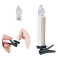 thumbnail image 2 of TETOU Flameless Candles Christmas Tree Decor Led Flickering Lights Battery Operated with Remote Timer/Clips Christmas Trees Decor, 2 of 7