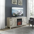 thumbnail image 2 of 58" Grange Porte Cheminée TV Stand - Chêne Blanc, 2 of 8