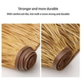 thumbnail image 2 of Artificial thatch roof, thatch roof shingle, roof palm grass roll, fireproof artificial straw tiles, palm roof panels for garden and patio umbrella covers, 2 of 5