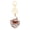 Neon, variant on Pebbuoy Luxury Peacock Shape Car Keychain Colorful Rhinestones Inlaid Keyring Bag Souvenir Charm Fashion Accessories
