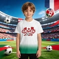 thumbnail image 2 of Soccer Shirt for Kids Fan 2026 National Team Tshirt Football Game Day Top Clothes for Boys Girls 1-13 Years, 2 of 4