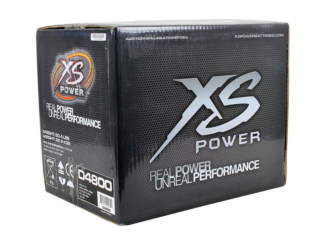XS Power D4800 3000 Amp 12V Group 48 Power Cell Car Audio
