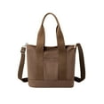thumbnail image 2 of Classic Cotton Canvas Shoulder Bag with Adjustable Strap and Laptop Sleeve for Men and Women, 2 of 8