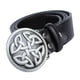 thumbnail image 3 of Cinturones de nudo celta Baoblaze para hombre de cuero PU negro, 3 of 4
