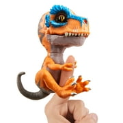 Untamed t-rex by fingerlings scratch (orange) - interactive collectible dinosaur - by wowwee