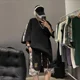 thumbnail image 2 of Conjunto de pantalones cortos para hombre, de algodón, estampado gráfico negro, básico, moderno, camiseta para hombre, conjuntos cortos, oferta de dos piezas, novedad 2025 en conjuntos estéticos, 2 of 4