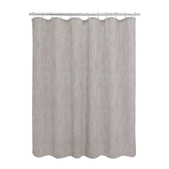 Cortina de Baño Hometrends Diseño de hojas estilizadas