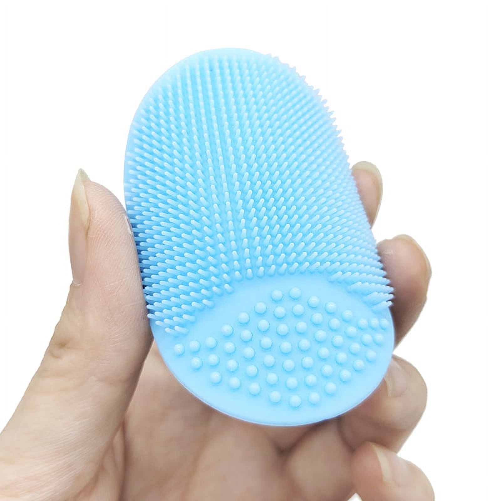 Soft Silicone Cleansing Brush Pore Blackhead Exfoliating Scrub For All Kinds Of Skin In Five Color Combo Set
