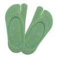 thumbnail image 2 of Calcetines invisibles de 2 dedos para mujer, regalo de cumpleaños para niña, fiesta de verano Verde, 2 of 9