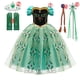 thumbnail image 3 of Vestidos de princesa Elsa y Anna de Frozen para niñas, Disfraces para niños, Cosplay de reina de la nieve, Halloween, Carnaval, ropa de fiesta de cumpleaños, 3 of 5