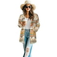 thumbnail image 2 of SCRAWLGOD Aztec Tribal Women Cardigan Sweaters for Fall Casual Cardigan Sweaters for Women Size S Long Sleeve Women's Cardigans with Pockets Comfy Soft Cardigans for Women Vacation, 2 of 7