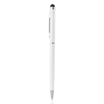 White Stylus - REIKO STYLUS TOUCH SCREEN WITH INK PEN IN WHITE