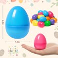 thumbnail image 4 of Cateissary 24x huevos rellenables pintados con decoración creativa de Pascua para niños actividades de Pascua huevos de Pascua rellenables Kits de decoración para fiestas, 4 of 6