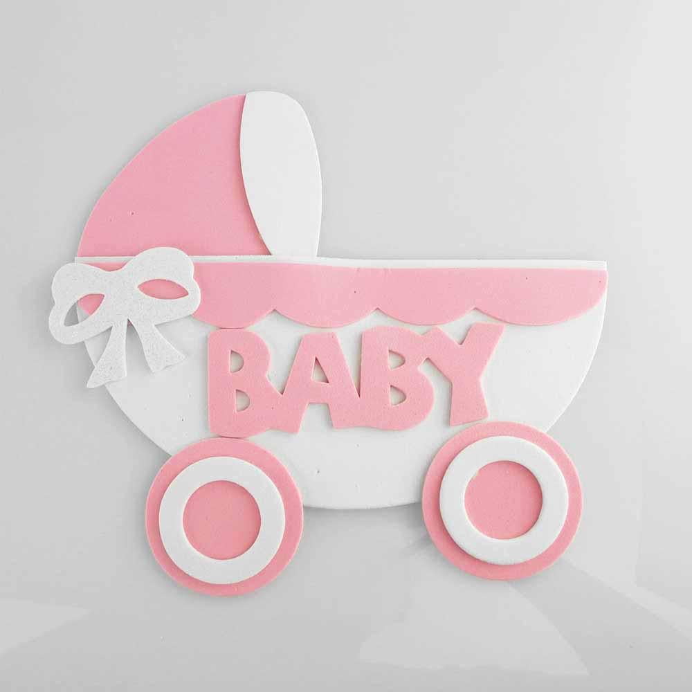 light pink baby shower decorations