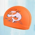 thumbnail image 4 of Gorro de natación 3D PU DYNWAVEMX Nadar infantil Naranja, 4 of 8