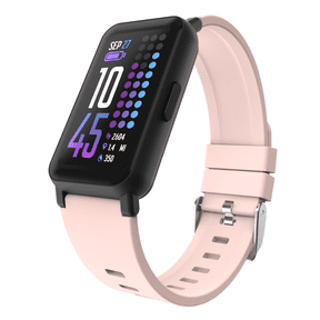 Restored iTouch Active 4 Unisex Adult Smartwatch Fitness Tracker, Blush (Refurbished)