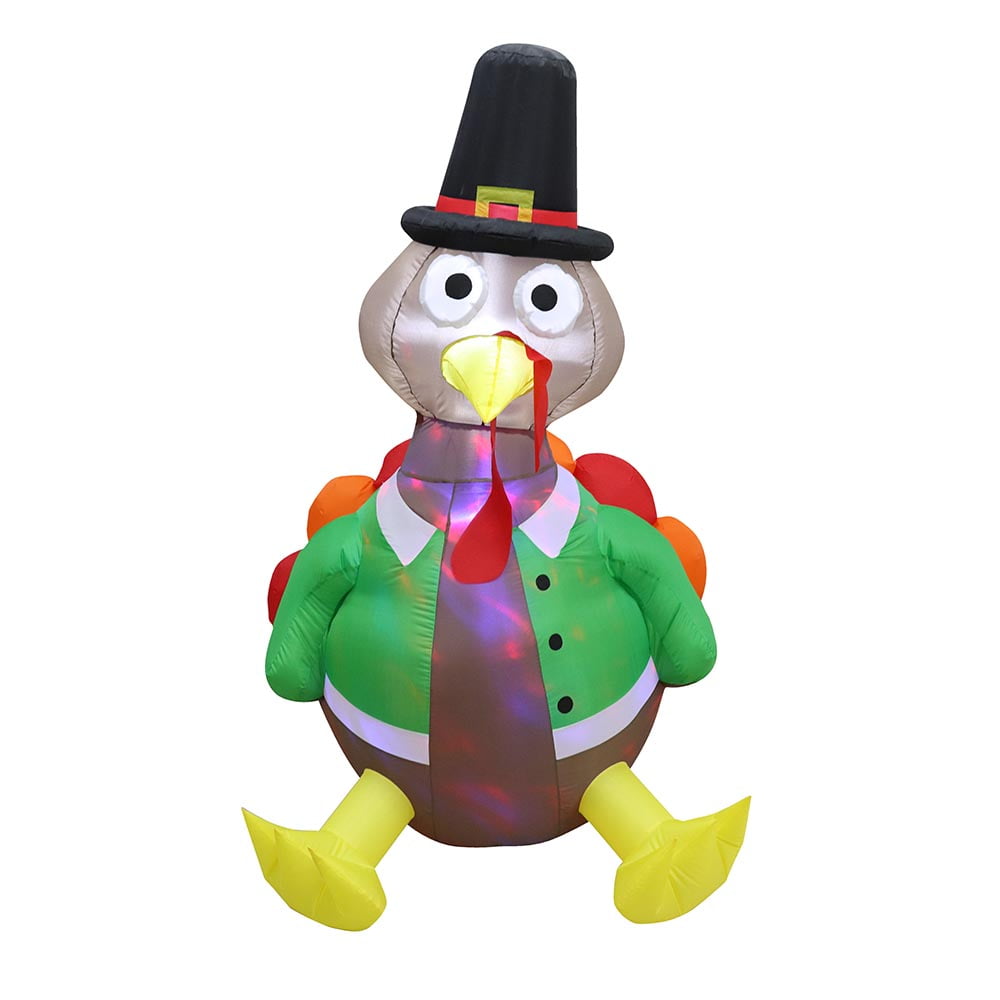 Thanksgiving Turkey with Pilgrim Hat 