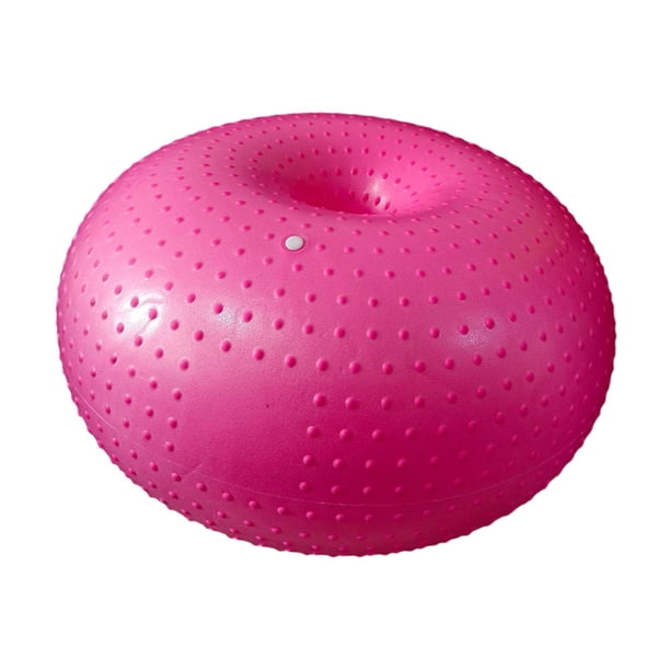Pelota de Ejercicio con Forma de Dona, Pelota Inflable de PVC para Fitness, Pelota de , Pelota de Estabilidad, Entrenamiento Básico, Entrenamiento