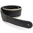thumbnail image 5 of Taylor Guitars American Dream 2.5" Leather Strap in White/Black, 5 of 6