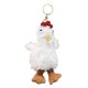 thumbnail image 3 of Llavero con forma de animal, colgante suave y creativo, adorno para llaves. Blanco, 3 of 9