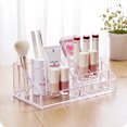 thumbnail image 2 of Large Clear Acrylic Organizer: Multi-Functional Desktop Display Rack for Lipsticks, Lip Gloss & Small Items – Durable, Space-Saving, Easy-to-Clean Vanity Storage Solution with Transparent Design for, 2 of 6