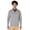 Light Grey Heather, variant on Charles River Apparel 9636 Men's Vista Tri-Blend Quarter Zip-Light Blue Heather-M