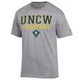 thumbnail image 2 of Men's Champion  Gray UNC Wilmington Seahawks Icon Logo Volleyball Jersey T-Shirt, 2 of 3