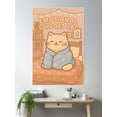 thumbnail image 2 of Emotional Support Cat Poster Wall Art, Modern Wall Decor, 16x24 UNFRAMED, 2 of 3