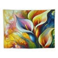 thumbnail image 5 of JEUXUS Red Lily Flower and Wall Decoration Tapestry (Multiple SKUs) Painting, 5 of 6