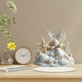 thumbnail image 6 of LMTODLFG Starfish and Scallop Shells, Acrylic Seashells White Seashells Large Seashells for Crafts Wedding Decor Beach Theme Party, Fish Tank and Vase Filler 2D, 6 of 9