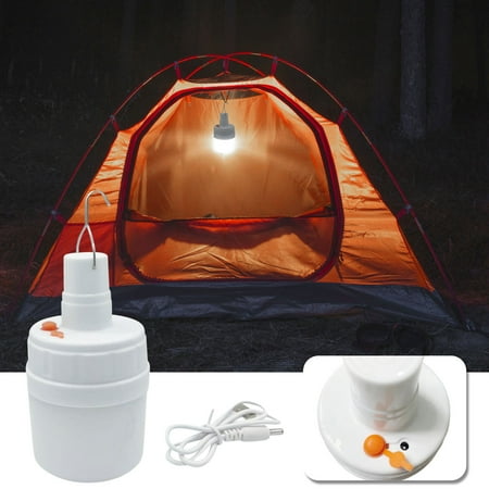 

LED Outdoor Light Bulb Camping Stall Light USB Rechargeable Ball Bubble Light Camping Tent Light Bulb Emergency Light Summer Savings Clearance Sale