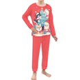 thumbnail image 2 of DISNIMO Christmas Pink Dog Pjs for Girls Size 3-4 Pajamas Boys Pj Sets for Kids 2 Piece Pajama Set Girls Long Sleeve Pajamas for Kids Lounge Sets Girls Sleep Wear for Kids with Pockets, 2 of 7