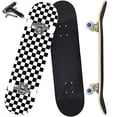 thumbnail image 1 of ANYFUN Pro Patinetas completas para principiantes, niñas, niños, jóvenes, adolescentes, adultos, tablas de skate de 31 x 8 pulgadas, 7 capas de arce canadiense, doble patada, longboard cóncavo (tabler, 1 of 5