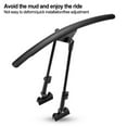 thumbnail image 2 of Mosiee Front/Rear Mudguard 700C Road Cycling Mudguard Front/Rear Tire Bike Mudguard Easy Installation Support Bicycle Replacement Parts, 2 of 9