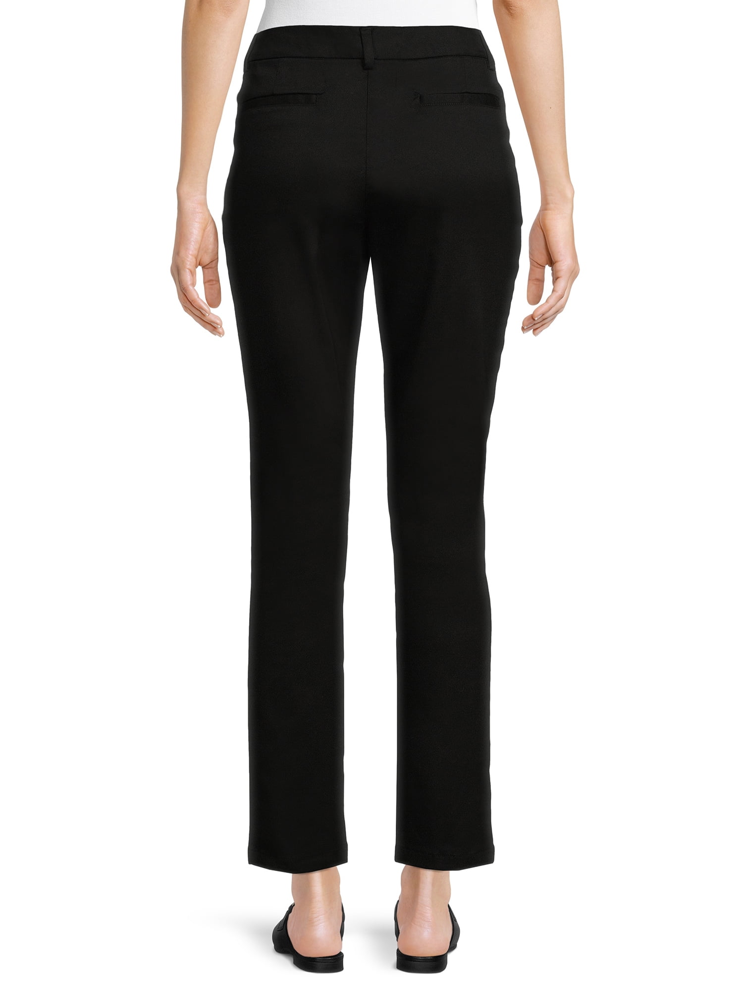 Wonder Nation Juniors School Uniform Stretch Twill Skinny Pants, Sizes 3-15