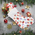 thumbnail image 6 of GZHJMY Strawberry Christmas Stocking, Personalized Large Candy Stocking Hanging Gift, Xmas Stockings Decoration for Family Holiday Party Ornaments Decor Fireplace, 6 of 7