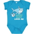 thumbnail image 3 of Inktastic My Great Aunt Loves Me with Cute Sharks Boys or Girls Baby Bodysuit, 3 of 5