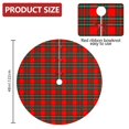 thumbnail image 2 of 48 Inch Christmas Tree Skirt – Velvet Plush Tree Mat, Soft Thickened Polyester with Red Ties, Single-Sided Printing, Available in 30in/36in/48in, Perfect for Holiday Xmas Tree Decoration, 2 of 7