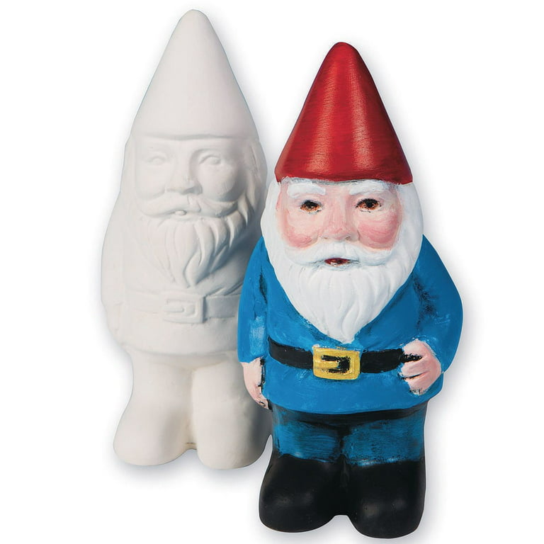 Gnomes Ceramic Painting Kit for Kids Adults and Teens with 3ml Paint Pod  Strips, 2 Brushes, 2 Ready-To-Paint Ceramics 